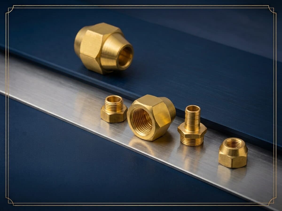 Brass Refrigerator Nut